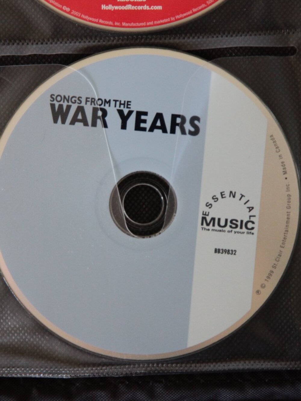 Songs from the War Years CD